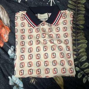 Authentic Gucci Oversized Interlocking GG Polo